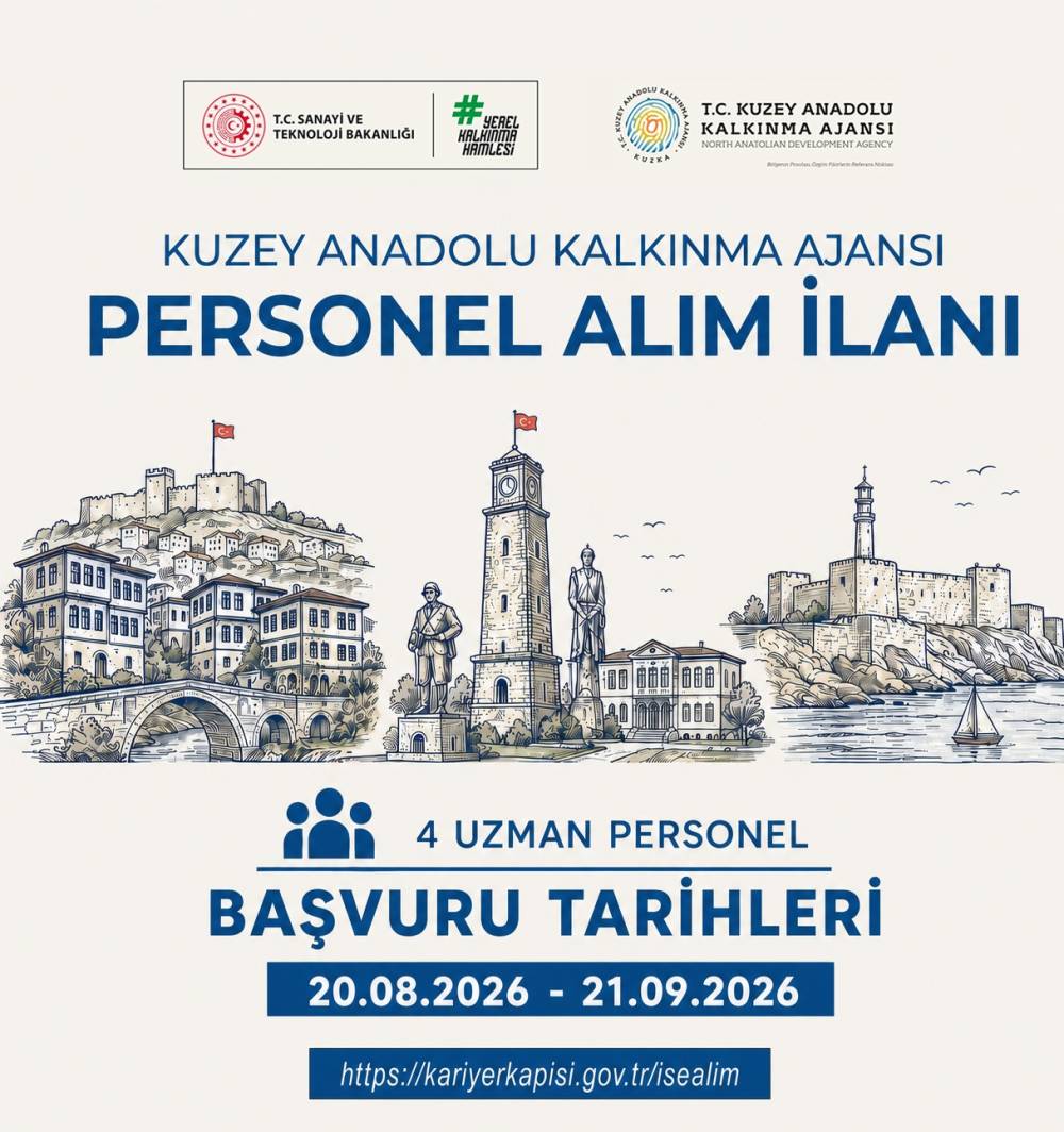 T.C. KUZEY ANADOLU KALKINMA AJANSI PERSONEL ALIM İLANI